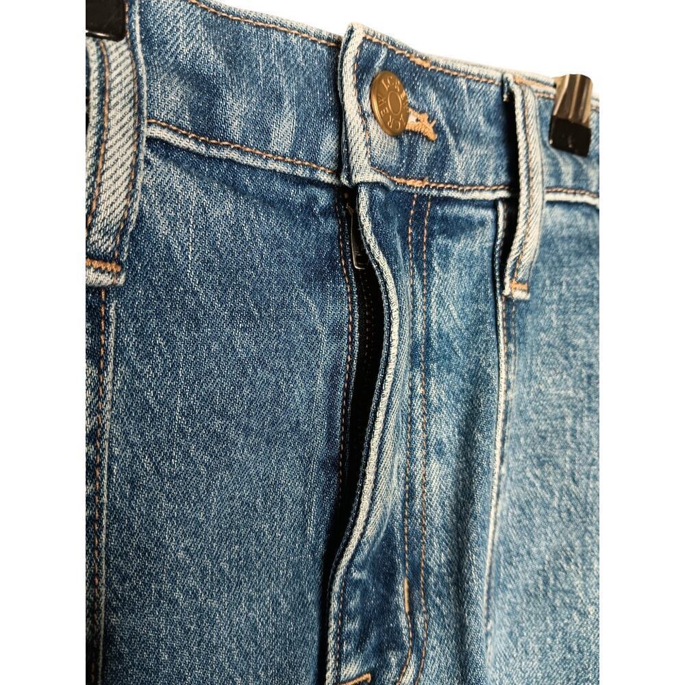 New J.Crew Women’s Utility Workwear Jeans Blue Size 31 Cropped Straight Leg - Picture 6 of 13